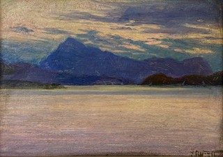 Eduard Wirth (1870 - 1935) - Červánky nad mořem