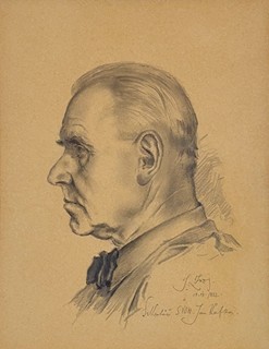Jan Znoj (1905 - 1950) - Portrét sekretáře SVUM Jana Kavky