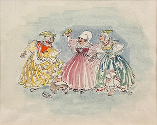 Milada Marešová (1901 - 1987) - Ilustrace k pohádce