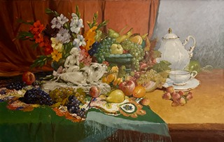 Bohumil Berghauer (1910 - 1972) - Zátiší - obrovský formát