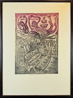 Karel Chaba (1925 - 2009) - Nad městem