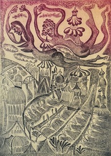 Karel Chaba (1925 - 2009) - Nad městem