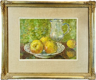 Oldřich Lasák (1884 - 1968) - Zátiší se sklenicí