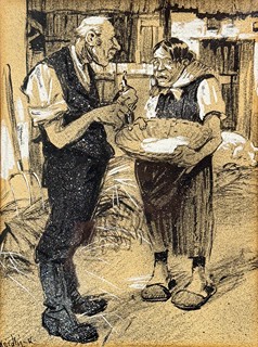 Karel Nejedlý (1873 - 1927) - Na dvorku