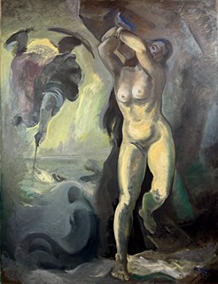 Karel Jílek (1896 - 1983) - Andromeda - obrovský formát.