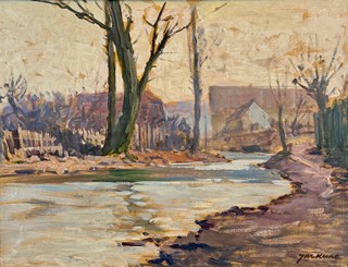 Jaromír Kunc (1900 - 1971) - Rozvodněný potok