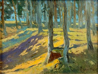 Roman Havelka (1877 - 1950) - Slunce v lese
