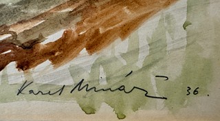 Karel Minář (1901 - 1973) - Oráč s koňmi