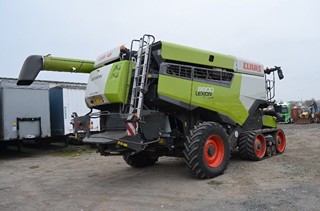 CLAAS C86 LEXION 8800 + CLAAS 1230 - PÁSOVÝ KOMBAJN + LIŠTA