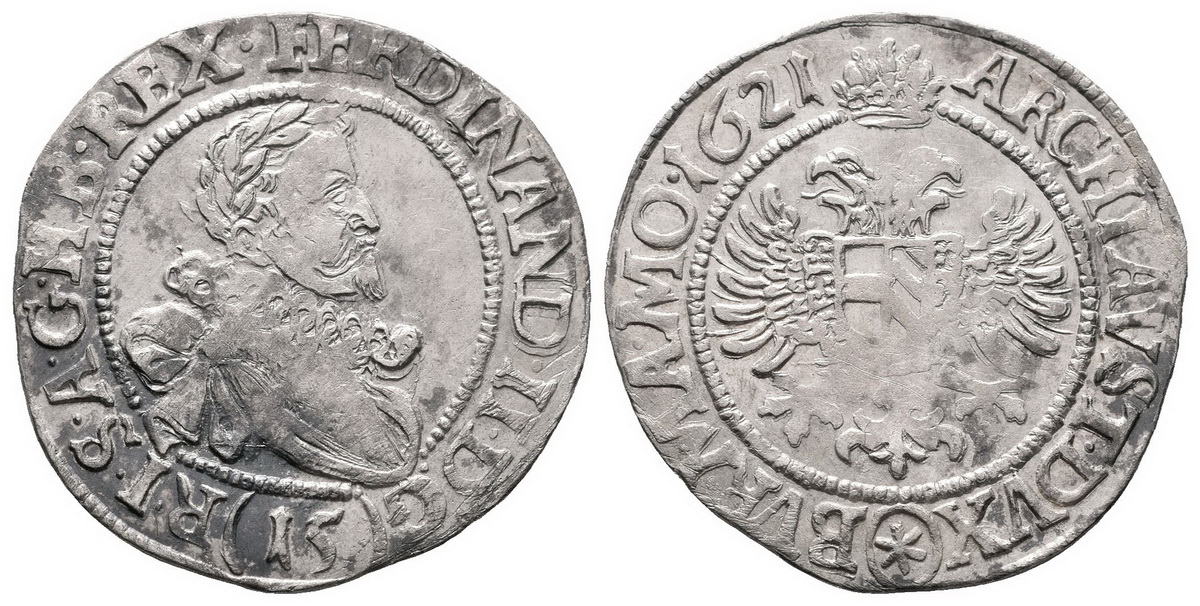 Ferdinand II., 1619 - 1637 (Mince kiprová)