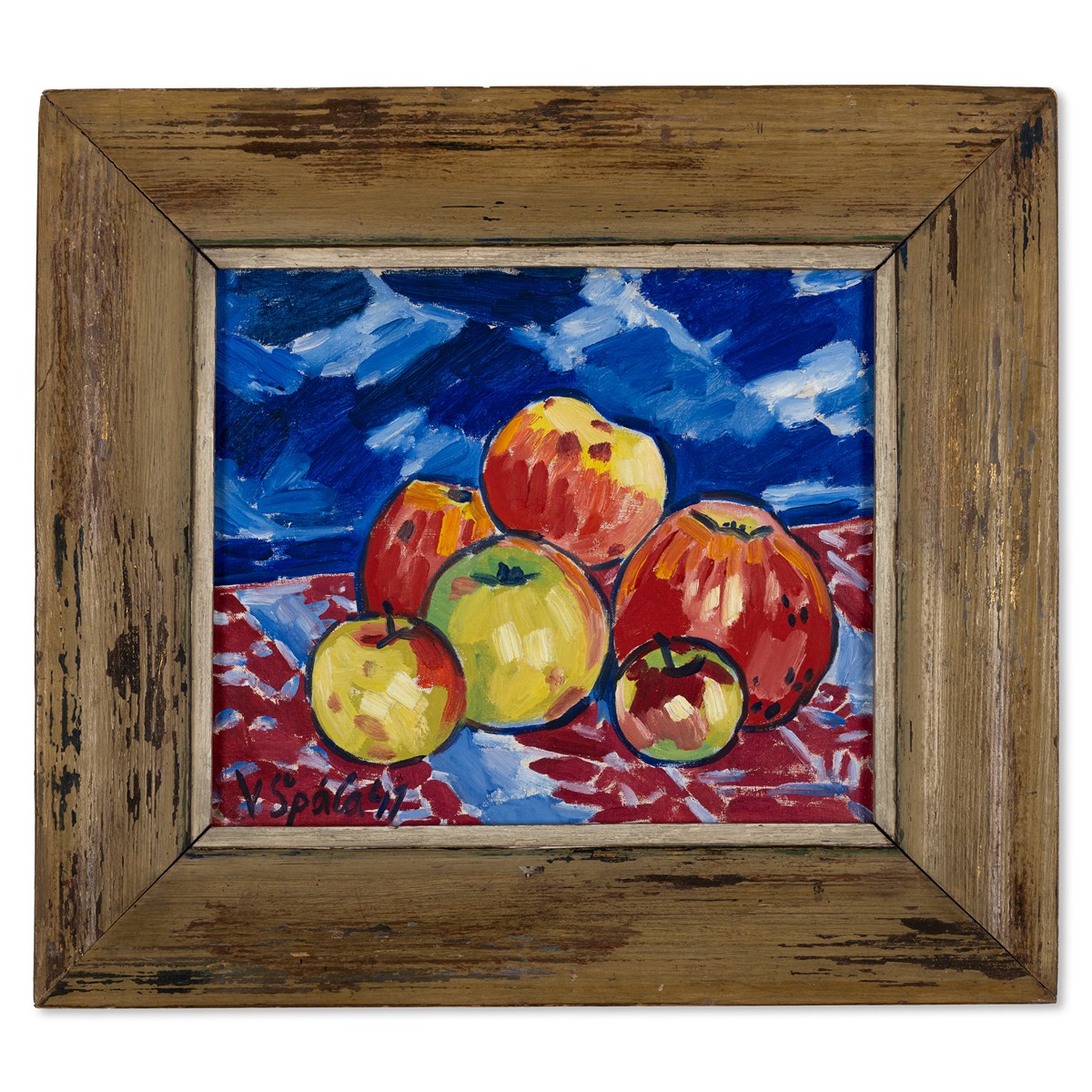 Václav Špála (1885 - 1946) - Zátiší s jablky