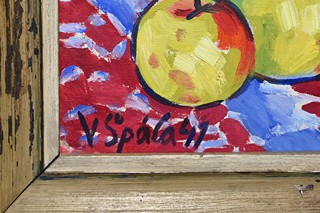 Václav Špála (1885 - 1946) - Zátiší s jablky