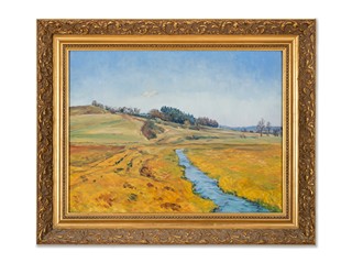 František Kaván (1866 - 1941) - Potok v lukách
