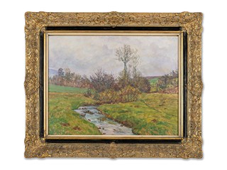 František Kaván (1866 - 1941) - Léto/Zima - oboustranný obraz