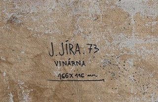 Josef Jíra (1929 - 2005) - Vinárna, 1972