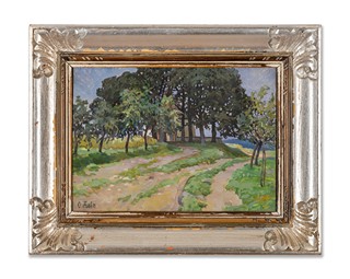 Oskar Fiala (1860 - 1918) - Kostel Svatého Štěpána v Seči