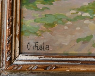 Oskar Fiala (1860 - 1918) - Kostel Svatého Štěpána v Seči