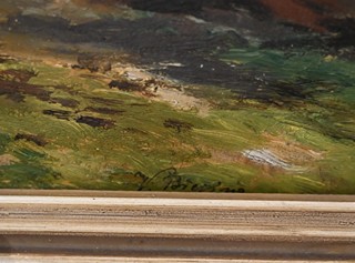 Václav Březina (1862 - 1906) - Na dvorku