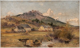 Karel Liebscher (1851 - 1906) - V podhradí