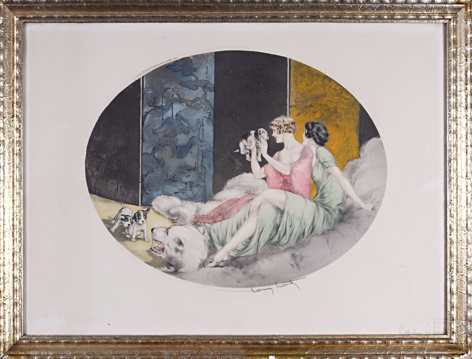 Louis Icart (1888-1950) - Štěňata