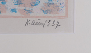 Karel Černý (1910-1960) - Dívka u stolu