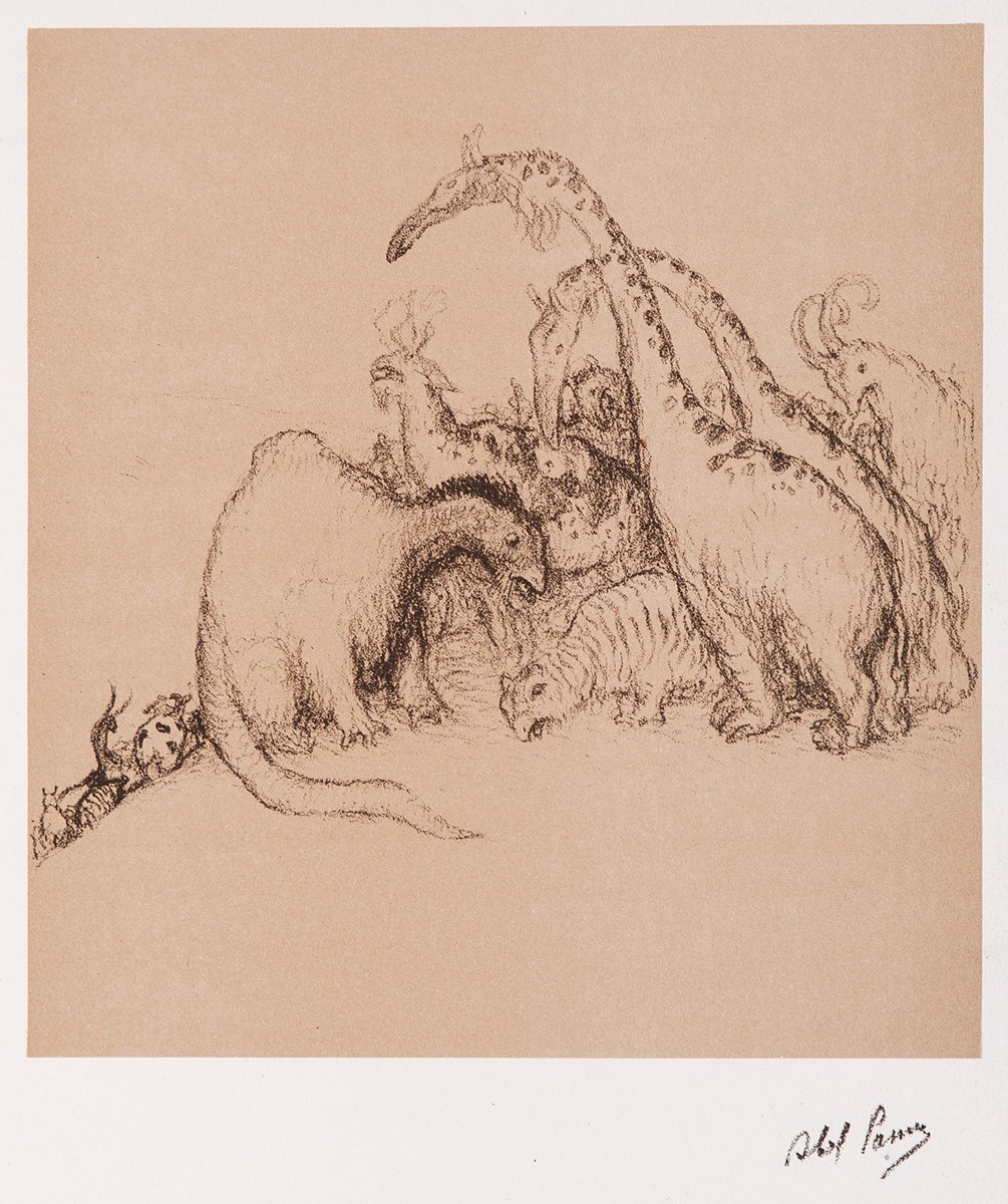 Abel Pfeffermann Pann (1883 - 1963) - And God said Let the earth bring the living creature