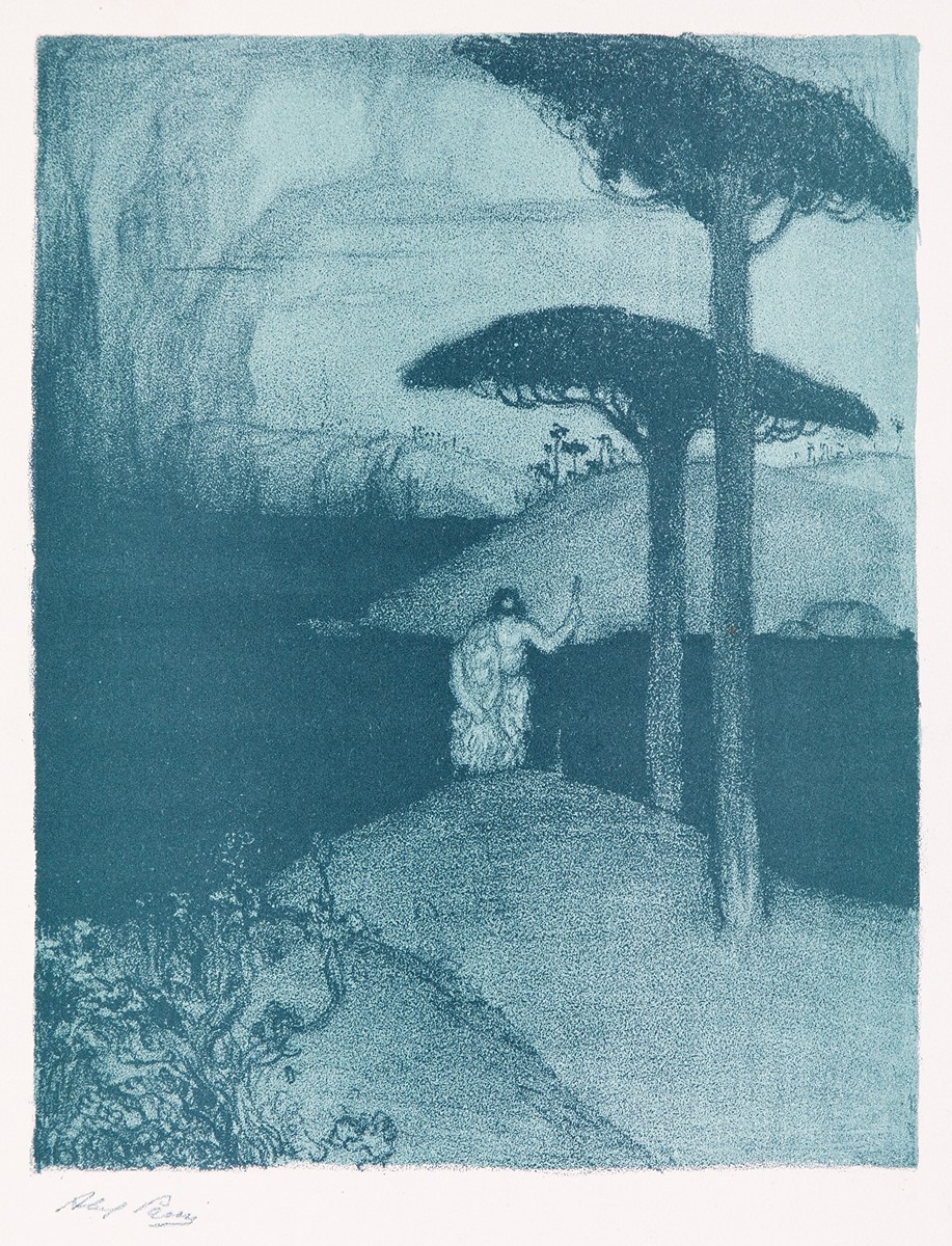Abel Pfeffermann Pann (1883 - 1963) - The wandering of Adam and Eve