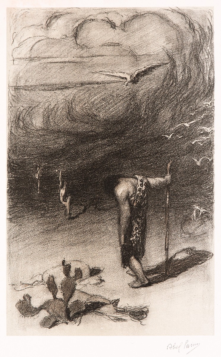 Abel Pfeffermann Pann (1883 - 1963) - ...Fugitive and vagabond shalt thou be on earth