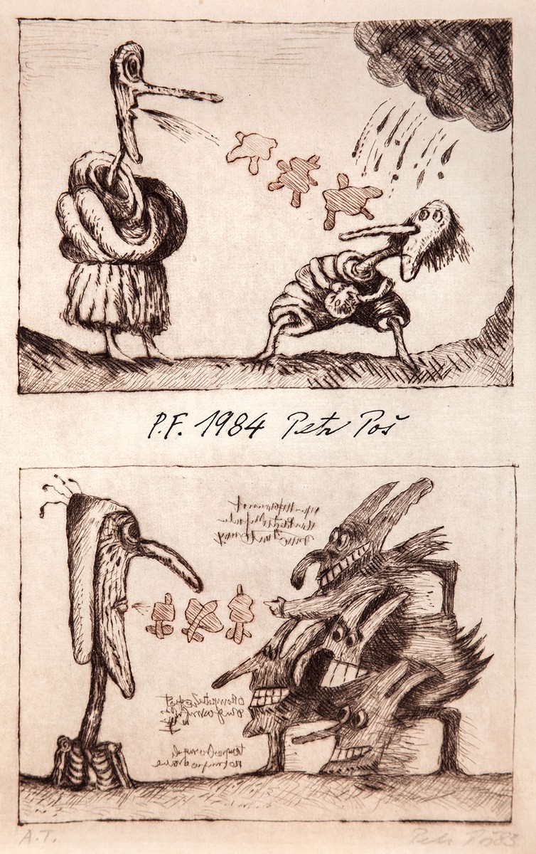 Petr Poš (1944 - 2015) - Příšerky
