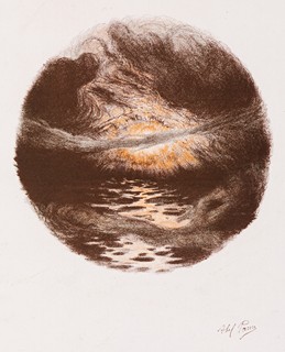 Abel Pfeffermann Pann (1883 - 1963) - And the spirit of God moved upon the face of the waters