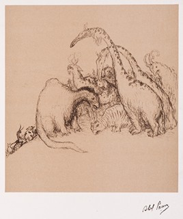 Abel Pfeffermann Pann (1883 - 1963) - And God said Let the earth bring the living creature