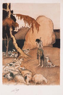 Abel Pfeffermann Pann (1883 - 1963) - ...And Abel was a keeper of sheep...