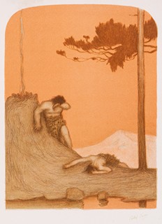 Abel Pfeffermann Pann (1883 - 1963) - Cain rose up against Abel his brother, and slew him