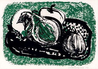 Bibiana Knechtlová-Paulová(1946) - Zátiší s ovocem