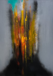 Milan Perič (1957) - Burning heads - Yellow flame