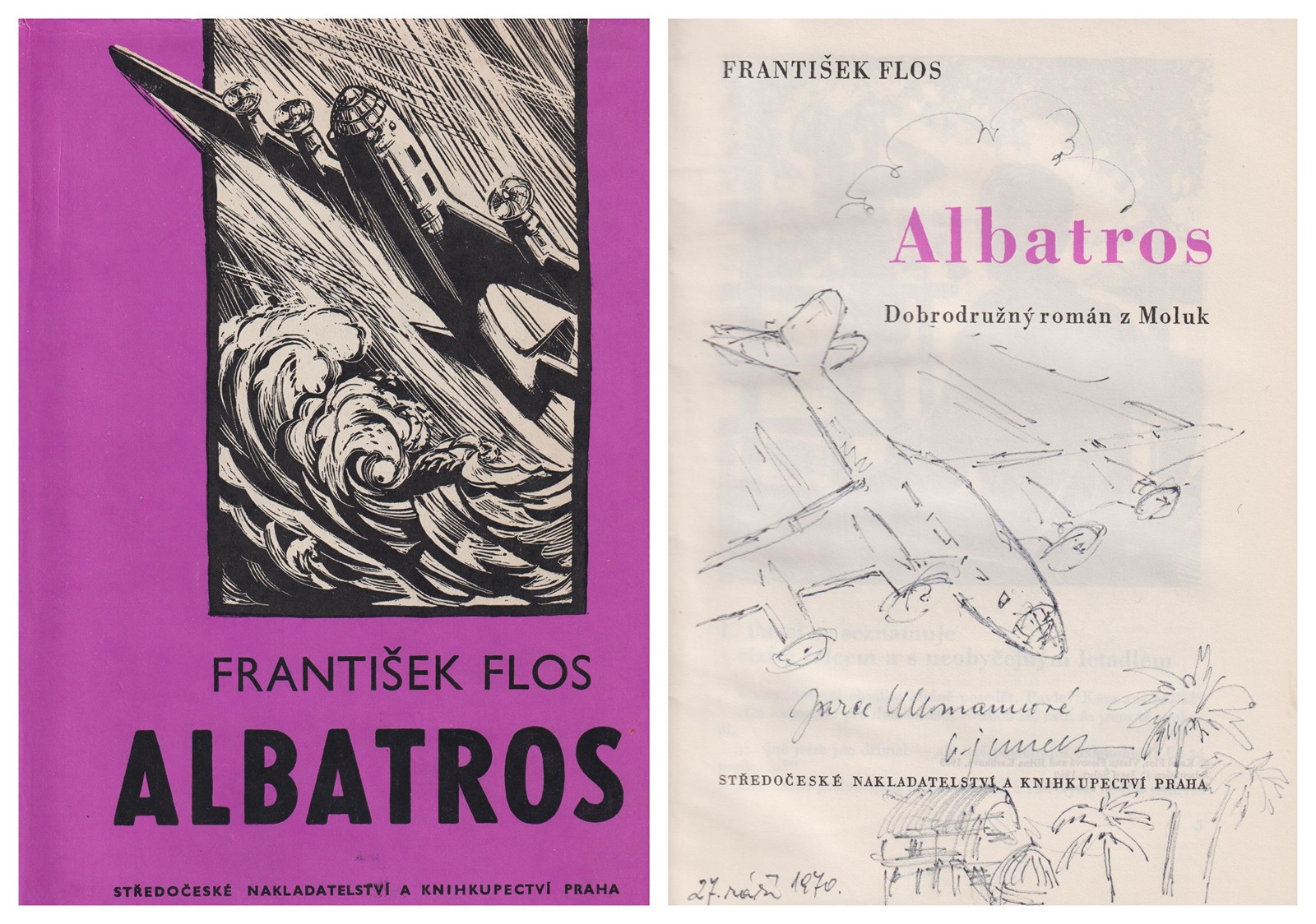 Václav Junek (1913 - 1976) - František Flos: Albatros