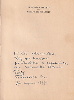 František Hrubín (1910 - 1971) - Lešanské jesličky