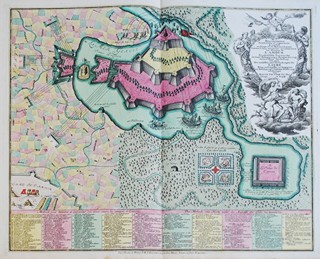 Georg Matthaüs Seutter (1678 - 1757) - Alegorická mapa "Ostrov lásky"