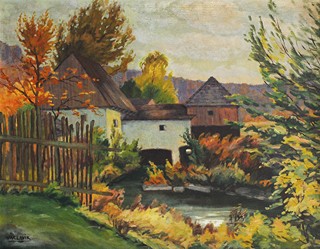 Rudolf Václavík  - Stavení u rybníka