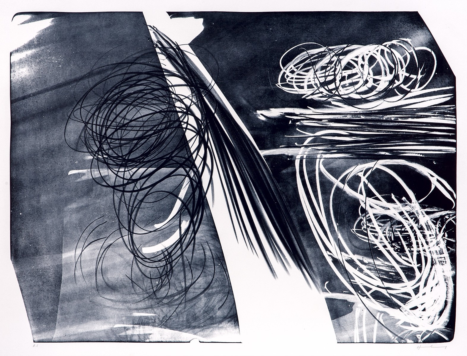 Hans Hartung 1904 - 1989 - L-8-1974