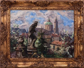 Jaroslav (Jaro) Procházka 1886 - 1948 - Socha v zahradě Pražského hradu