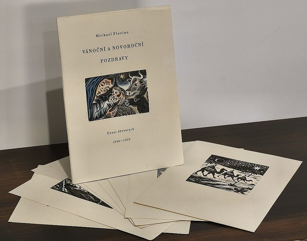 Michael Florian (1911 - 1984) - Vánoční a Novoroční pozdravy