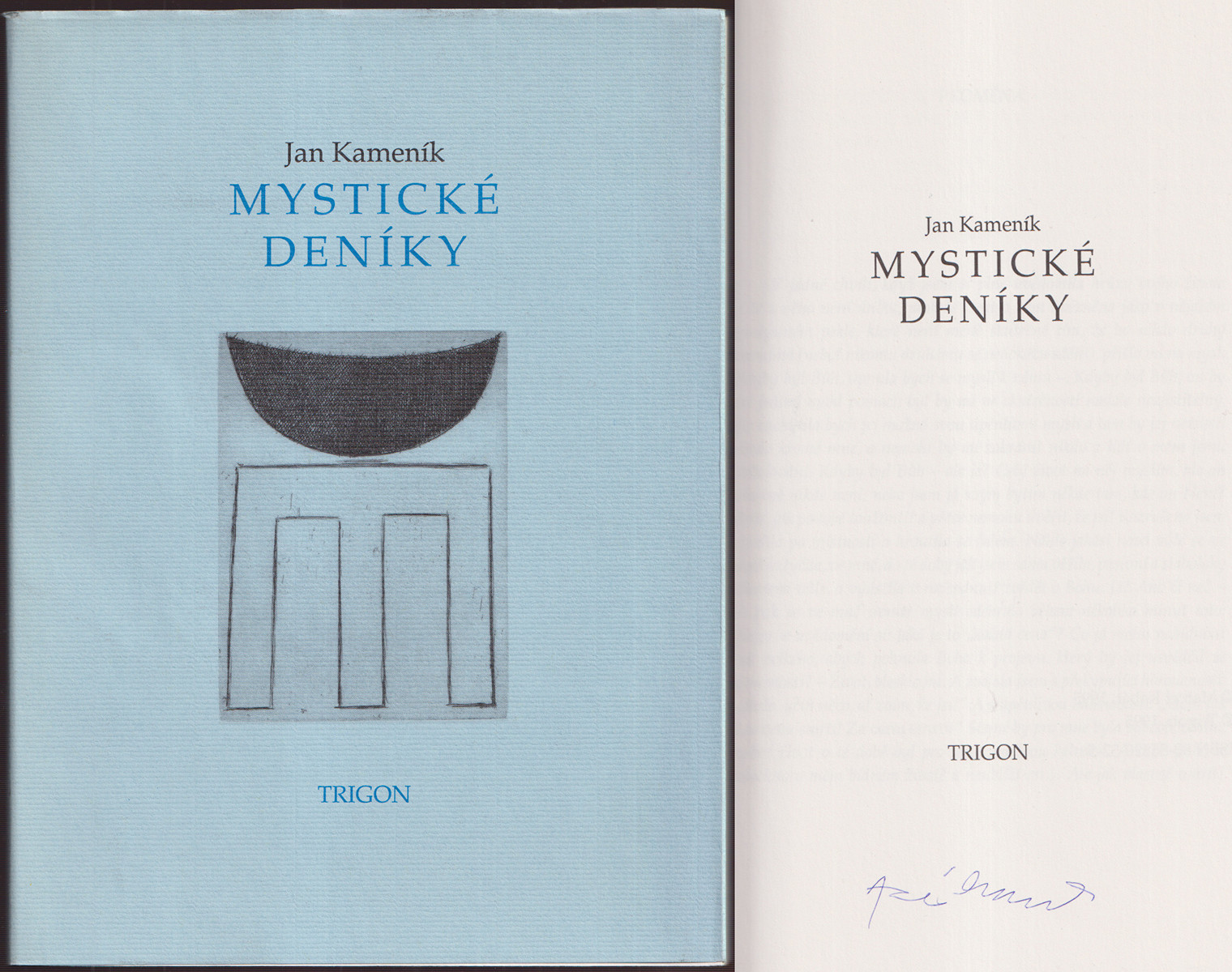 Jindřich Zeithamml (1949) - Jan Kameník: Mystické deníky