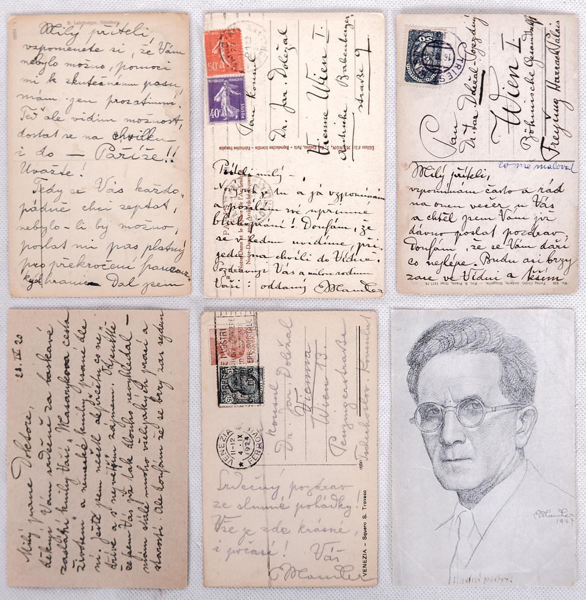 Arnošt Mandler (1886 - 1963) - Korespondence s Dr. Jaromírem Doležalem