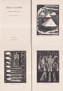 Kamila Štanclová (1945) -  Josef v Egyptě - deset dřevorytů