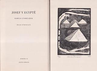 Kamila Štanclová (1945) - Josef v Egyptě - deset dřevorytů