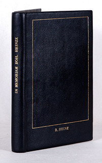 Bohumil Heinz (1894 - 1940) - In Memoriam Bohumila Heinze 1940