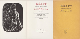 Antonín Marek Machourek (1913 - 1991) -  Jan Amos Komenský: Kšaft umírající matky Jednoty bratrské