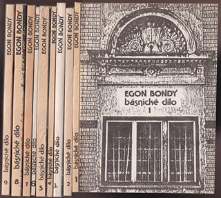 Egon Bondy (1930 - 2007) -  Básnické dílo 1-9 (komplet)