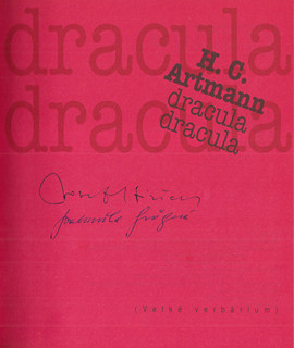 Josef Hiršal (1920 - 2003) - H.C. Artmann: Dracula, Dracula (velké verbarium)